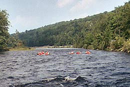 Kennebec River canoe trip